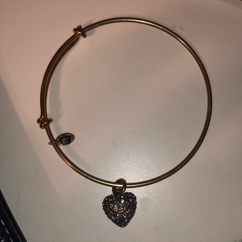 Juicy Couture Bangle with Diamond Studded Heart